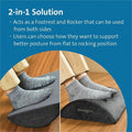 Kensington Computer Premium Comfort Soft Footrest, Black, KMW56100