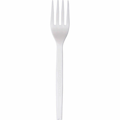 WNA 7" Plant Starch Forks, Beige, 20 / Carton, WNAEPS002CT