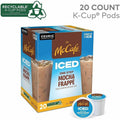 Keurig Dr Pepper . McCaf&eacute; K-Cup Iced One-Step Mocha Frappe, 24 / Box, GMT9845