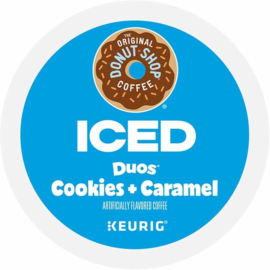 The Original Donut Shop® Iced Duos Cookies and Caramel Coffee, 24 / Box, GMT9881