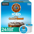 Keurig Dr Pepper . The Original Donut Shop K-Cup Iced Duos Cookies and Caramel Coffee, 24 / Box, GMT9881