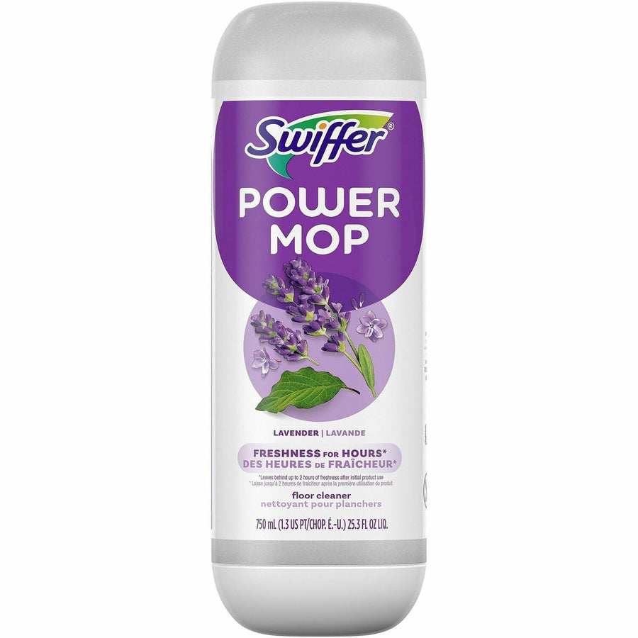 Swiffer PowerMop Floor Solution, Purple, Rinse-free, 1 Bottle, PGC08421