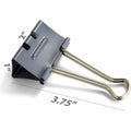 Officemate Binder Clip, Gray, 1 Box, OIC99200