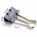 Officemate Binder Clip, Gray, 12 / Box, OIC99220