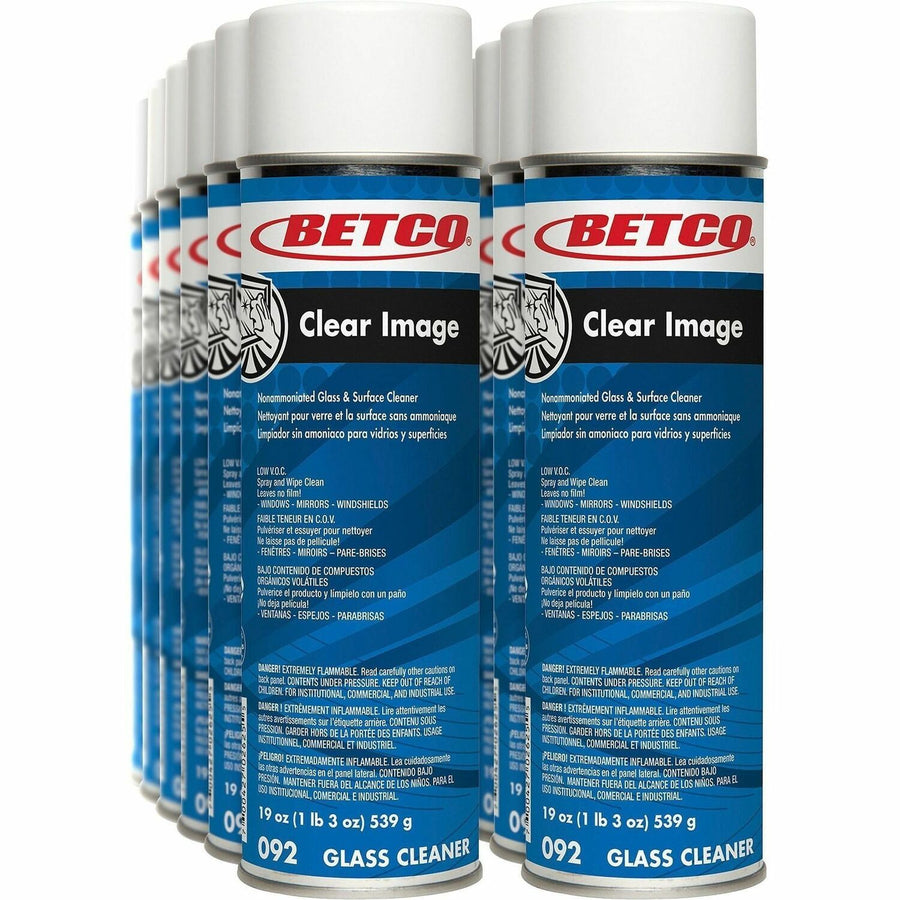 Betco Clear Image Glass & Surface Cleaner, White, 12 / Carton — view 1