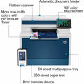 HP 4301fdn Laser Multifunction Printer - Color - White, HEW4RA81F