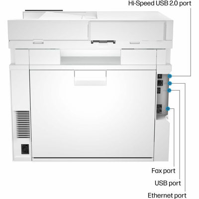 HP 4301fdn Laser Multifunction Printer - Color - White, HEW4RA81F