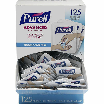 Gojo PURELL Advanced Hand Sanitizer Gel, Clear, GOJ9630125CTN
