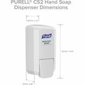 Gojo PURELL CS2 Push-Style Hand Soap Dispenser, White, GOJ413106