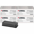 Lorell Dry-Erase Board Erasers, Black, 12 / Box, LLR24850BX