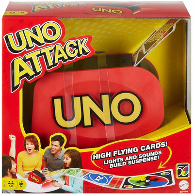 Mattel UNO Attack Card Game, Family Game For Kids And Adults, Card Blaster, Multi, MTTGTX66