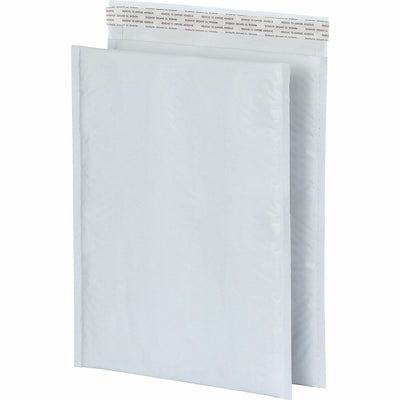 Quality Park Poly Bubble Mailers, White, 25 / Box, QUA95011