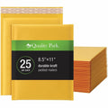 Quality Park Bubble Mailers, Brown Kraft, 25 / Box, QUA85759
