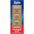 S. C. Johnson & Son Ziploc Stand-Up Storage Bags, Blue, 48 / Box, SJN351317