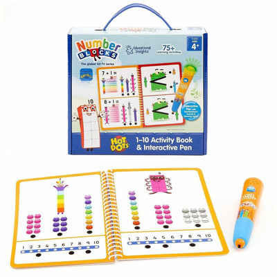 Learning Resources Educational Insights Numberblocks Activity Book Interactive Printed Book, LRN2550