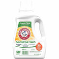 Church & Dwight Arm & Hammer Free & Clear Liquid Detergent - 50 loads - HE Formula, 8 / Carton, CDC3320050026