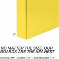 Samsill Durable Three-Ring View Binder, Yellow, SAM16481