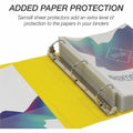 Samsill Durable Three-Ring View Binder, Yellow, SAM16461
