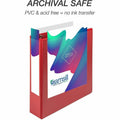 Samsill Durable Three-Ring View Binder, Red, SAM16483