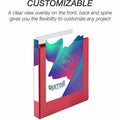 Samsill Durable Three-Ring View Binder, Red, SAM16433