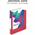 Samsill Durable Three-Ring View Binder, Red, SAM16433