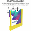 Samsill Durable Three-Ring View Binder, Yellow, SAM16431