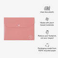 U Eco Letter File Pocket, Assorted, 8 1/2" Width x 11" Length, 10 / Pack, UBR6601U0112