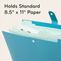 U Eco Letter Expanding File, Assorted, 8 1/2" Width x 11" Length, 3 / Pack, UBR6592U0112