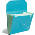 U Eco Letter Expanding File, Blue, 8 1/2" Width x 11" Length, UBR6594U0112