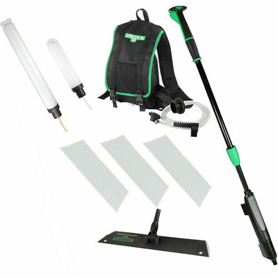 Unger Excella Floor Finishing Straight Kit 18", Gray, 1 Carton, UNGEFKT9