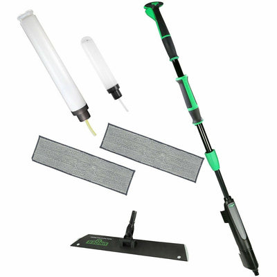 Unger Excella Floor Cleaning Straight Kit, Black, 1 Carton, UNGEFKT8