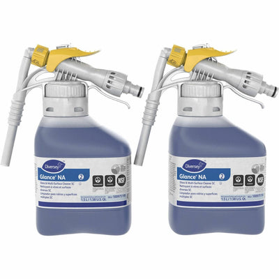 Diversey Glance NA Glass/Multisurface Cleaner, Blue, 2 / Carton, DVO100975198