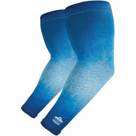 Tenacious Ergodyne 6695 Sun Protection Arm Sleeves, Blue, 2 / Pair, EGO12196