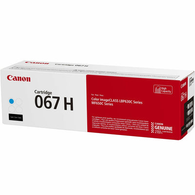 Canon 067 Original High Yield Laser Toner Cartridge - Cyan -, CNMCRTDG067HCYN