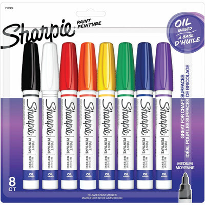 Newell Sharpie Oil-Based Paint Markers, 8 / Pack, SAN2107454