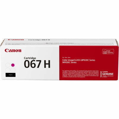 Canon 067 Original High Yield Laser Toner Cartridge - Magenta -, CNMCRTDG067HMA