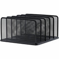 Lorell 5-Tier Letter Tray, Black, LLR95282