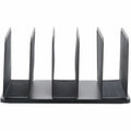 Lorell 5-Tier Letter Tray, Black, LLR95282