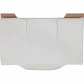 Genuine Joe Quarter-Fold Toilet Seat Covers, White, 24 / Carton, GJO10154