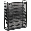 Lorell 5-Pocket Wall File, Black, LLR95280