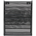 Lorell 5-Pocket Wall File, Black, LLR95280