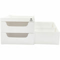 Business Source Multi-Grid Desktop Organizer, White, BSN11880