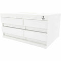 Business Source Multi-Drawer Desktop Organizer, Pink, BSN11882