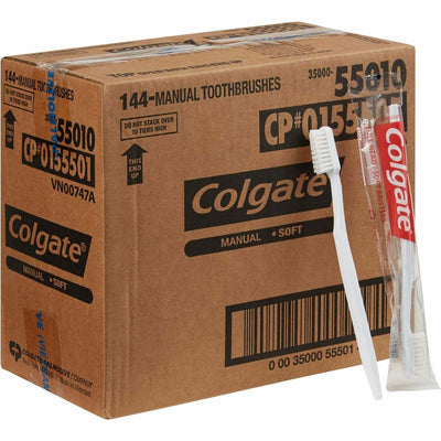 Colgate-Palmolive Colgate Full Head Wrapped Toothbrushes, Multi, 144 / Carton, CPC61034595