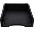 Business Source Stackable Letter Tray, Black, BSN42571