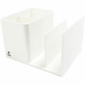 Business Source Multifunctional Pen Cup Organizer, White, BSN11881