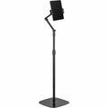 Kantek Adjustable Universal Tablet/Phone Floor Stand, Black, KTKTS830