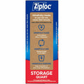 S. C. Johnson & Son Ziploc Stand-Up Storage Bags, Blue, 9 / Carton, SJN351317CT