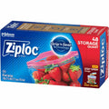 S. C. Johnson & Son Ziploc Stand-Up Storage Bags, Blue, 9 / Carton, SJN351317CT
