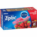 S. C. Johnson & Son Ziploc Stand-Up Storage Bags, Blue, 9 / Carton, SJN351317CT
